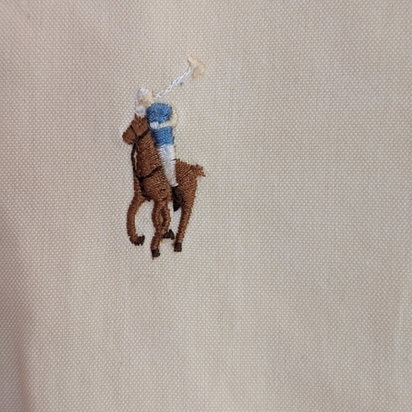 Ralph Lauren Button Down Yellow Pony 16 x 32/33 - Picture 4 of 4